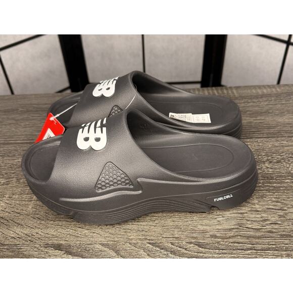 New Balance FuelCell SL Slide Black White Men’s 7 Sandals (S072) main image 2